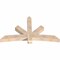 Ekena Millwork Alberta Smooth Timber Gable Bracket, Douglas Fir, 60"W x 35"H x 5 1/2"D x 5 1/2"F, 14/12 Pitch GBW060X35X0606ALB00SDF - alternate 4